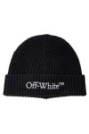 Off White bookish knit beanie Off White  BOOKISH KNIT BEANIEzwart - www.credomen.com - Credomen