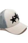 Amiri 3 star trucker hat Amiri  3 STAR TRUCKER HATwit - www.credomen.com - Credomen