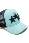 Amiri 3 star trucker hat Amiri  3 STAR TRUCKER HATblauw - www.credomen.com - Credomen