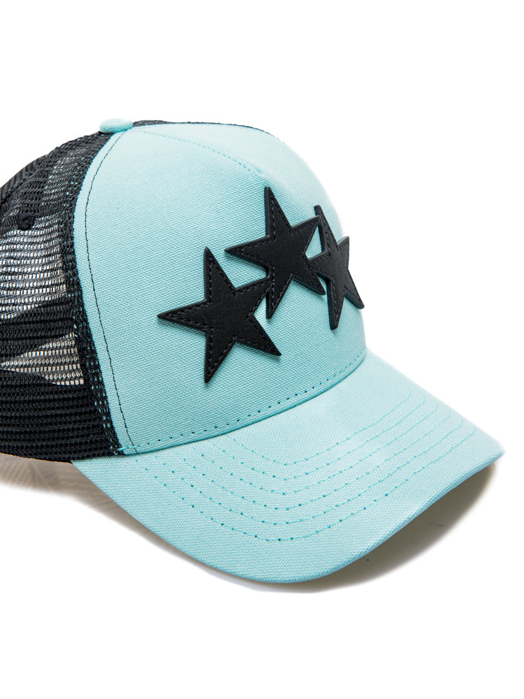 Amiri 3 star trucker hat Amiri  3 STAR TRUCKER HATblauw - www.credomen.com - Credomen