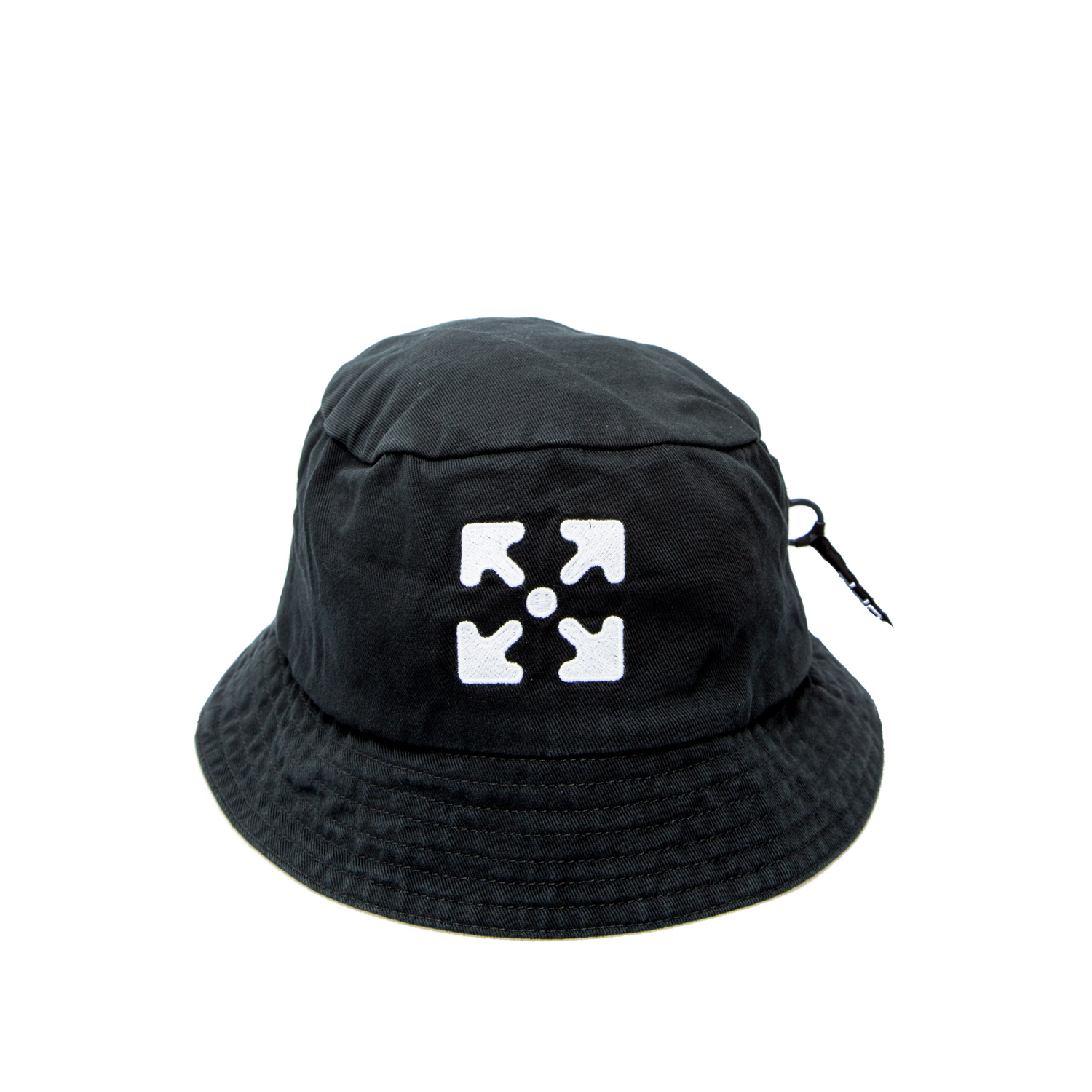 off white buckethat