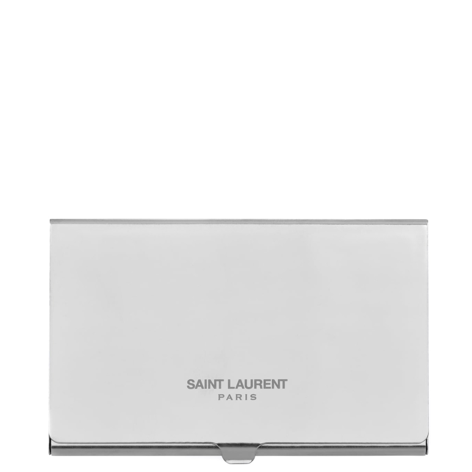 Saint Laurent Credit Card Case Chevron - Dark Beige – Kith