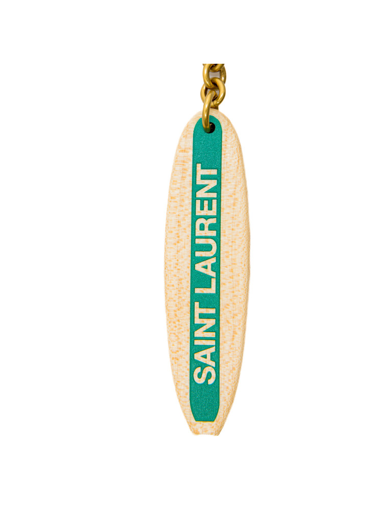 Saint Laurent Men's Surf Logo-Print Key Ring