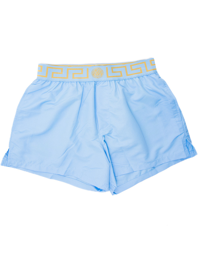 Versace Greca Border Boardshorts - Blue