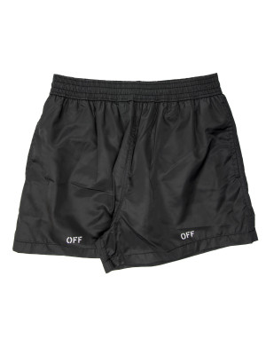 Off White off stamp swimshorts