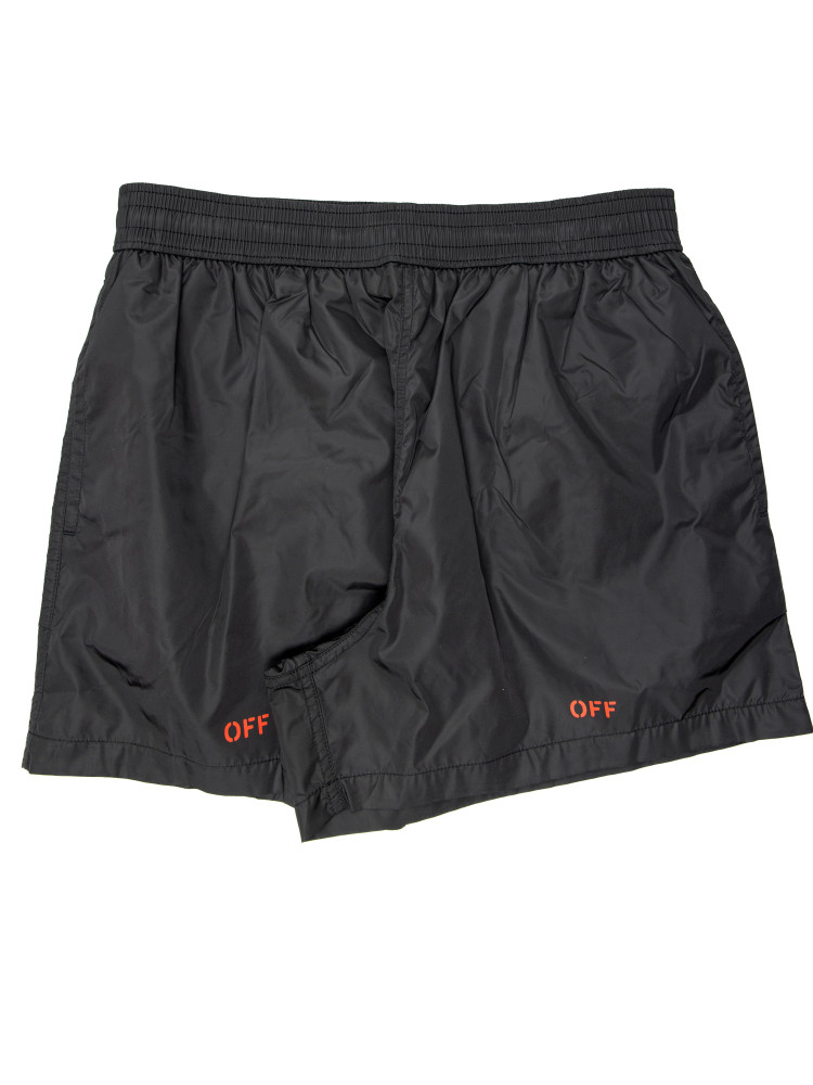 Off White off stamp swimshorts Off White  OFF STAMP SWIMSHORTSzwart - www.credomen.com - Credomen