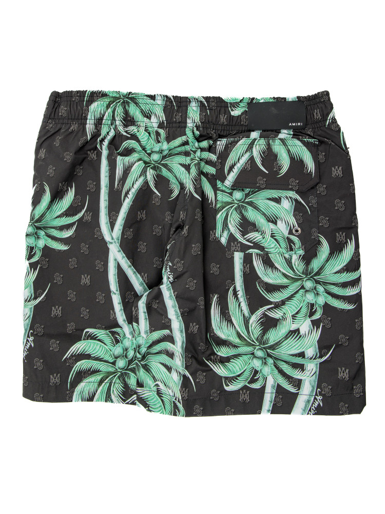 Amiri palm swim trunk Amiri  PALM SWIM TRUNKzwart - www.credomen.com - Credomen