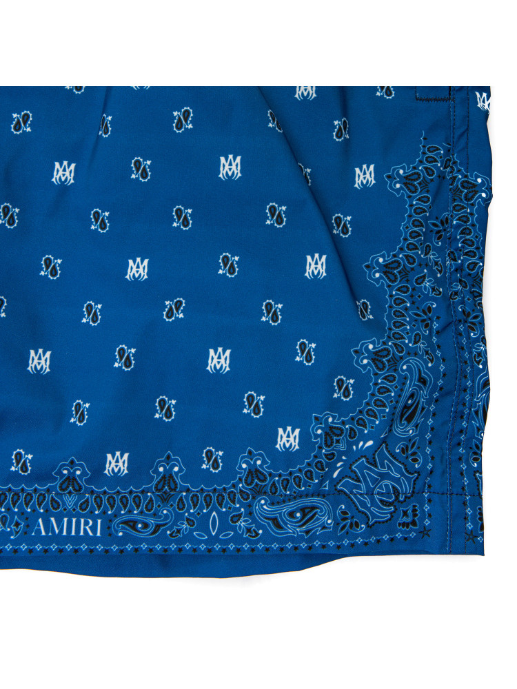 Amiri paisley swim trunk Amiri  PAISLEY SWIM TRUNKblauw - www.credomen.com - Credomen