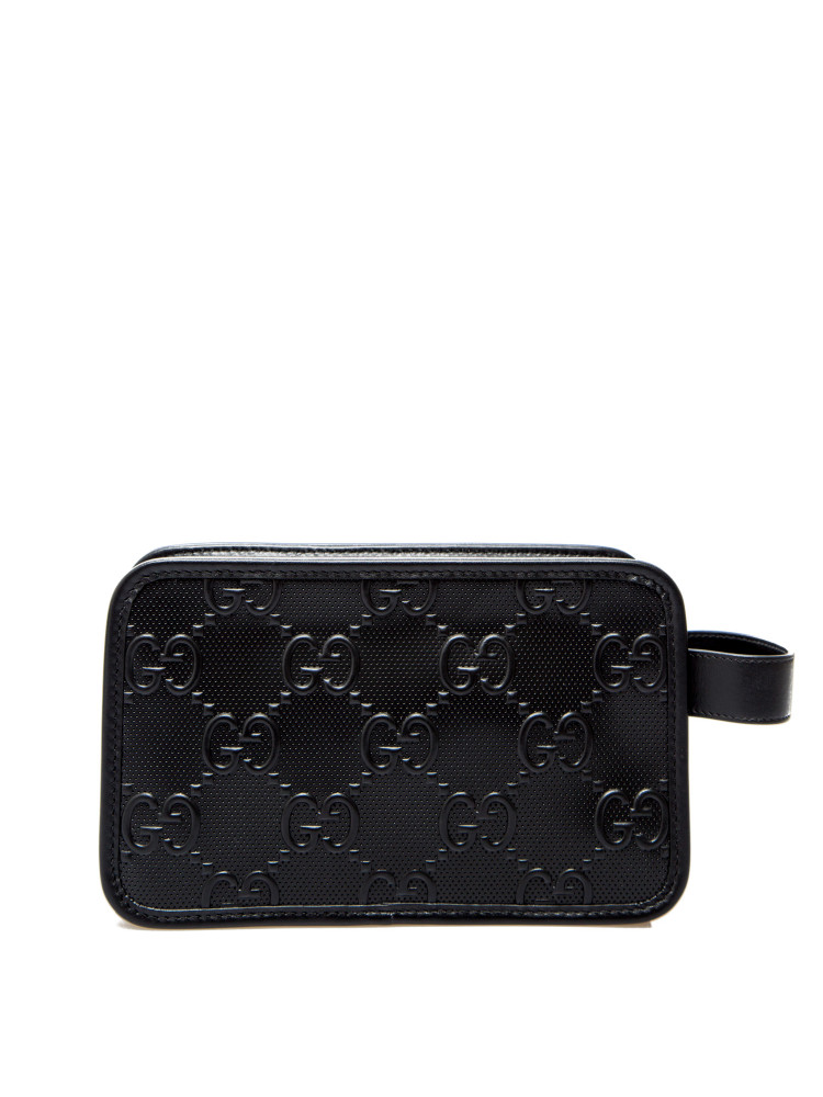 Gucci GG Embossed Cosmetic Case Black