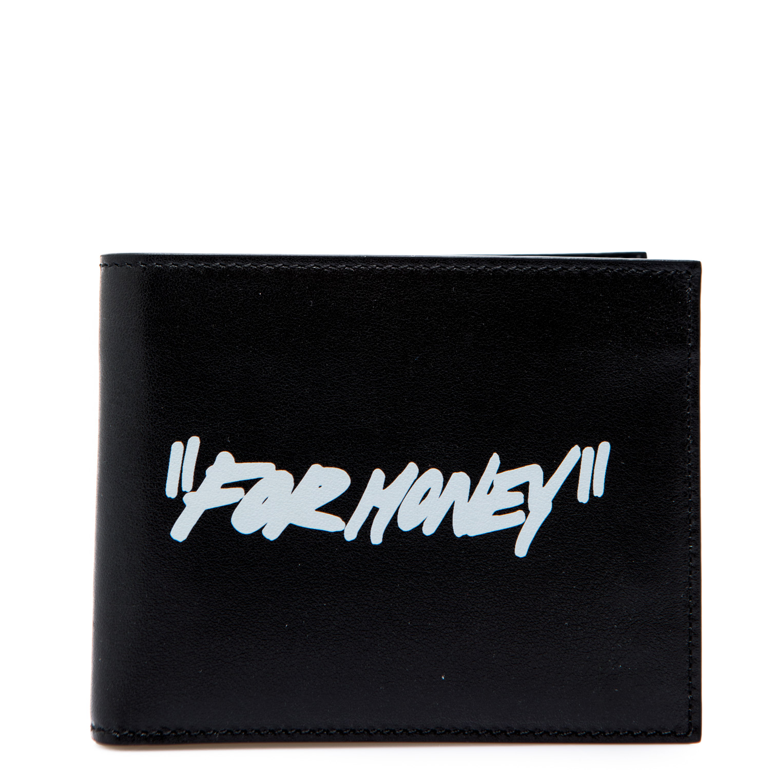 Off White Quote Bifold Wallet | Credomen